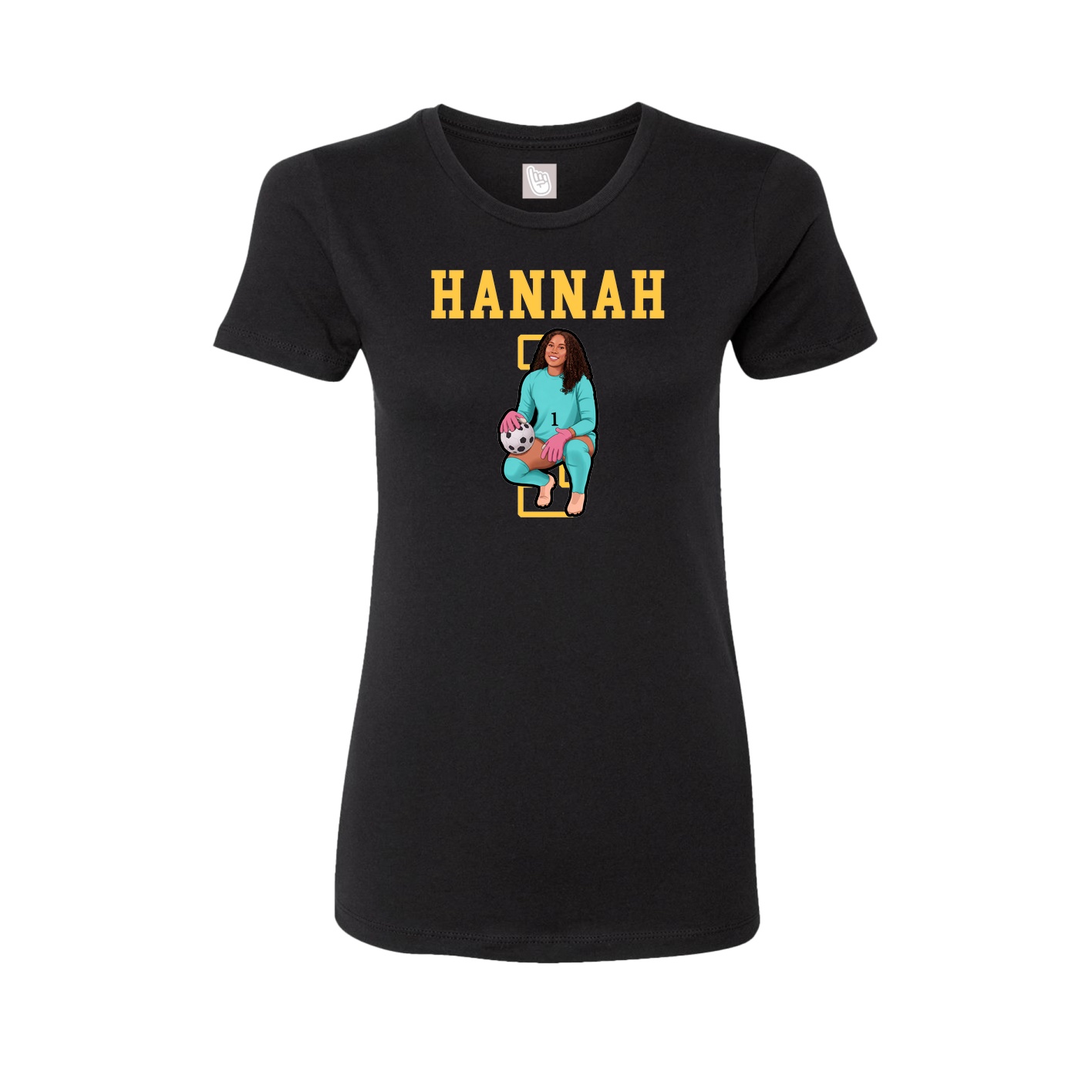Fitted Women's Tee — Shirsey in Black