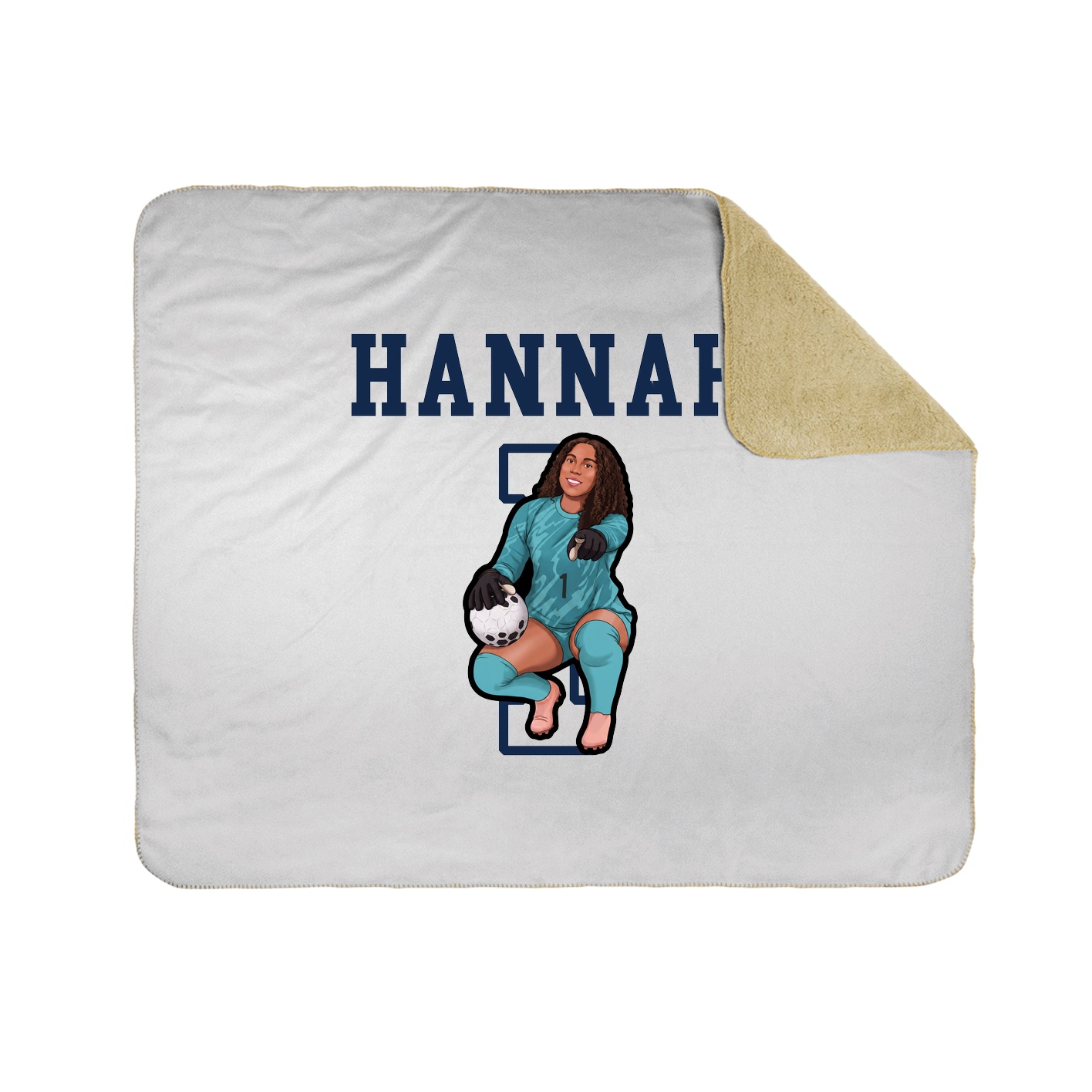 Throw Blanket — Shirsey in White