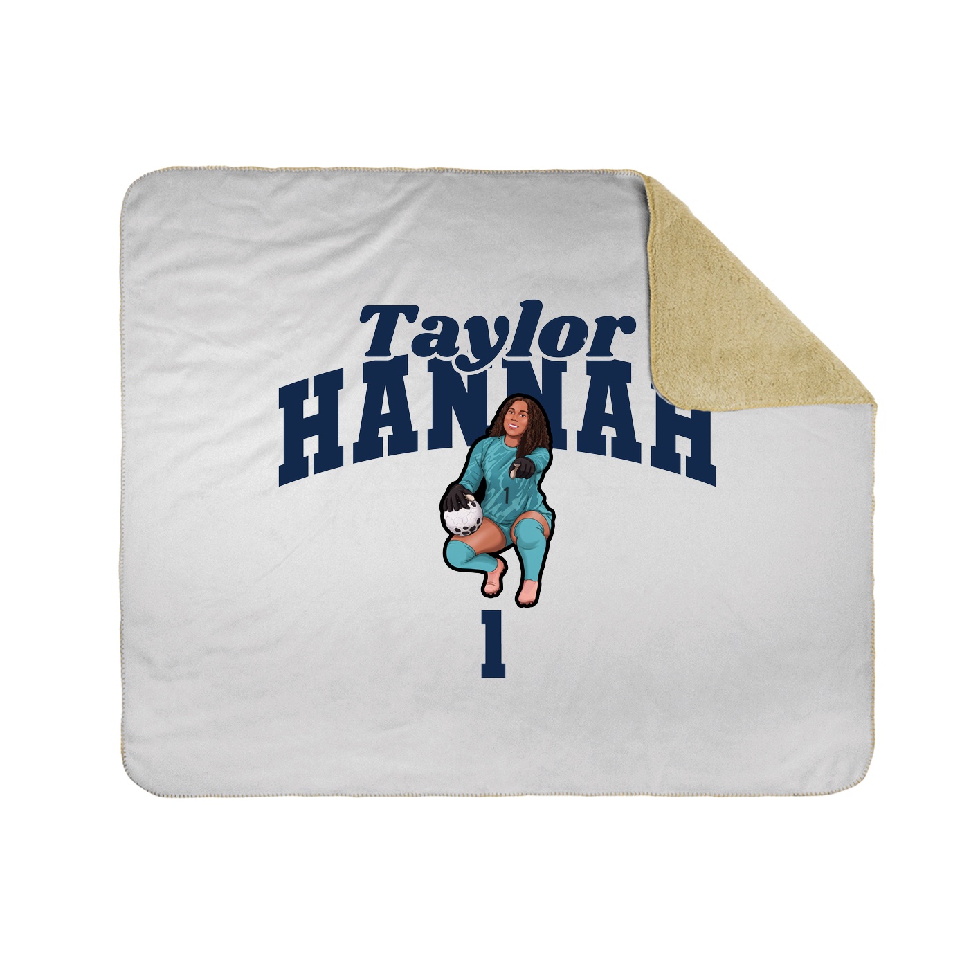 Throw Blanket — Signature Arch in White