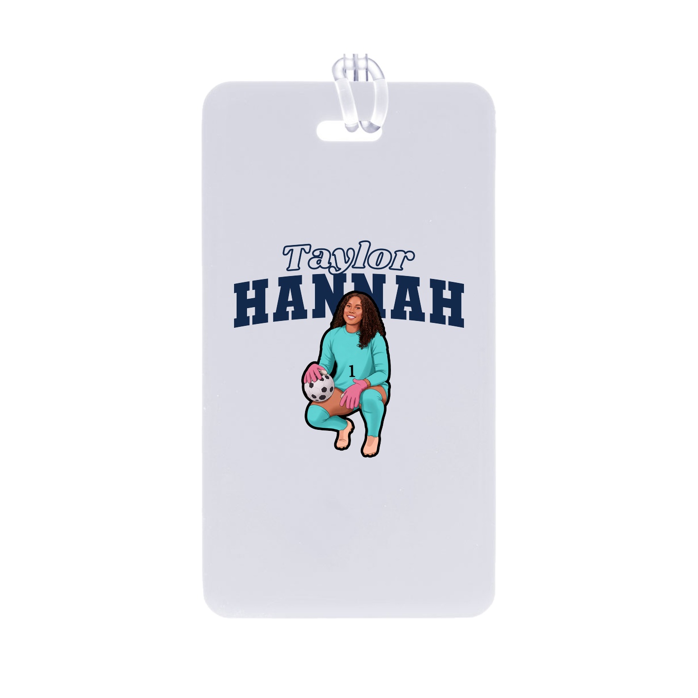 Bag Tag — Name Arch in Classic