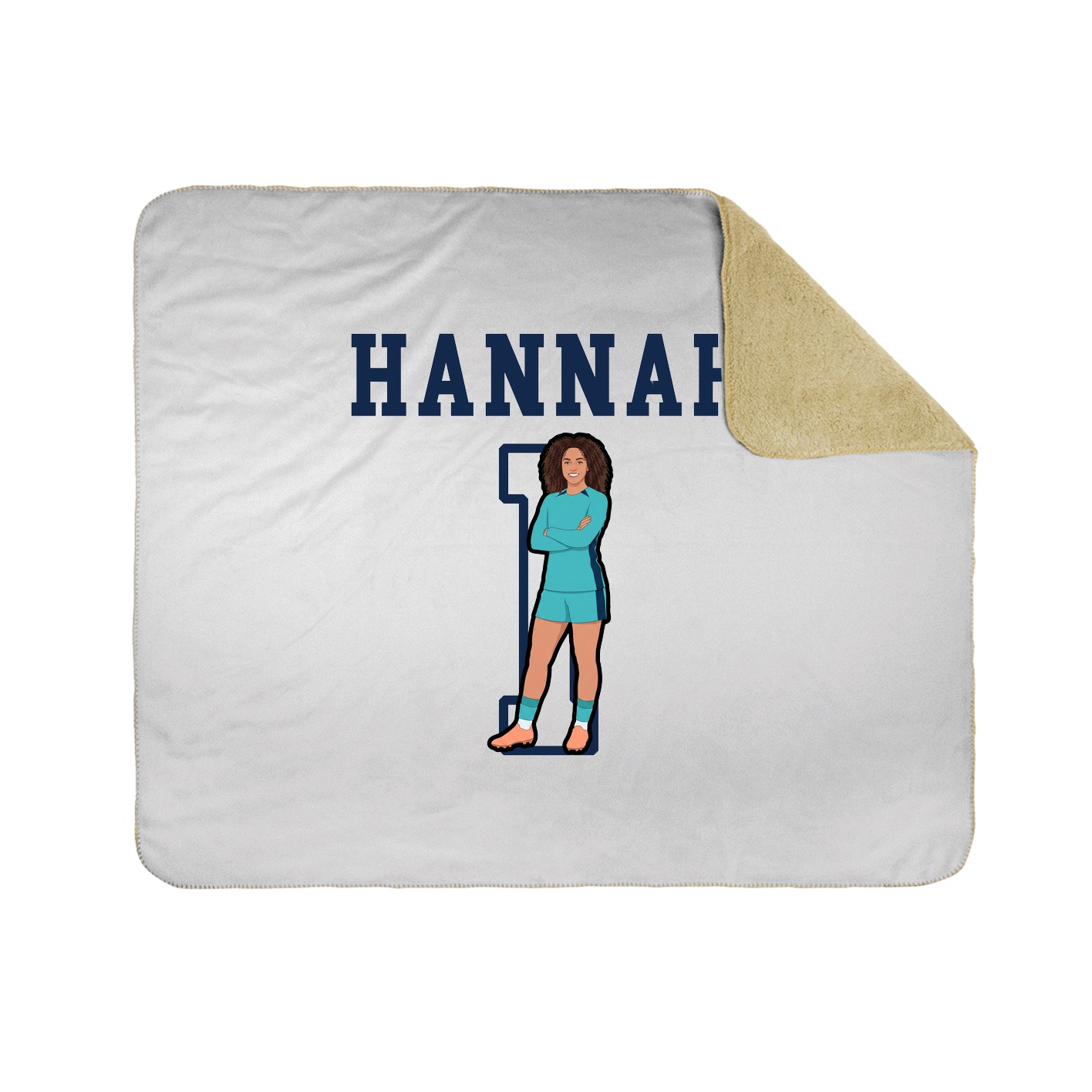 Throw Blanket — Shirsey in White