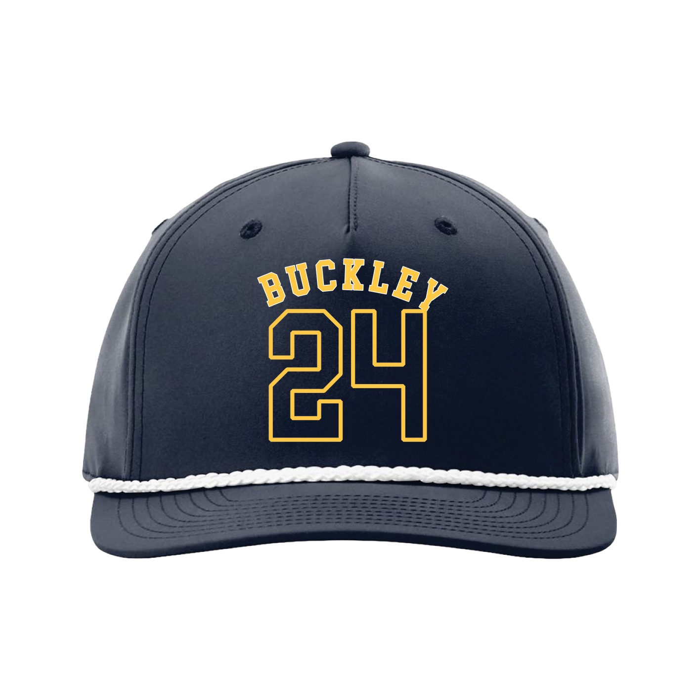 Five-Panel Classic Rope Cap — Shirsey Arch in Navy