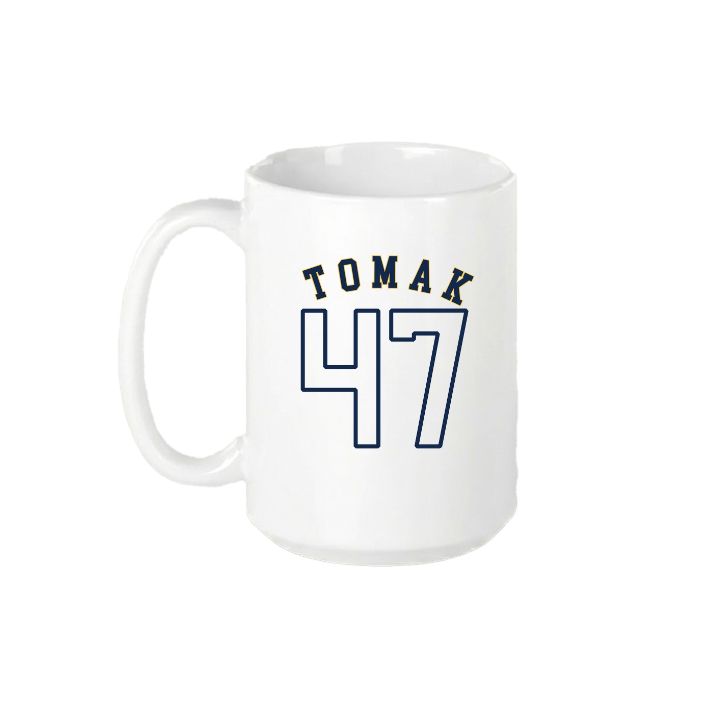 15oz Coffee Mug — Shirsey Arch in White