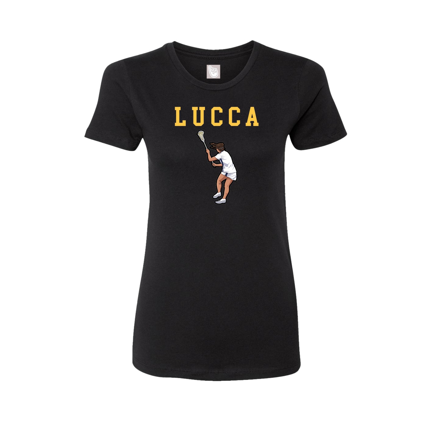 Fitted Women's Tee — Shirsey in Black