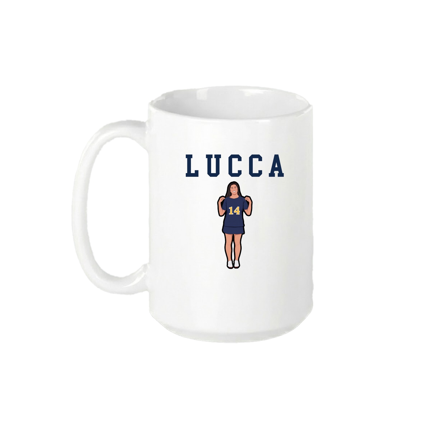 15oz Coffee Mug — Shirsey in White