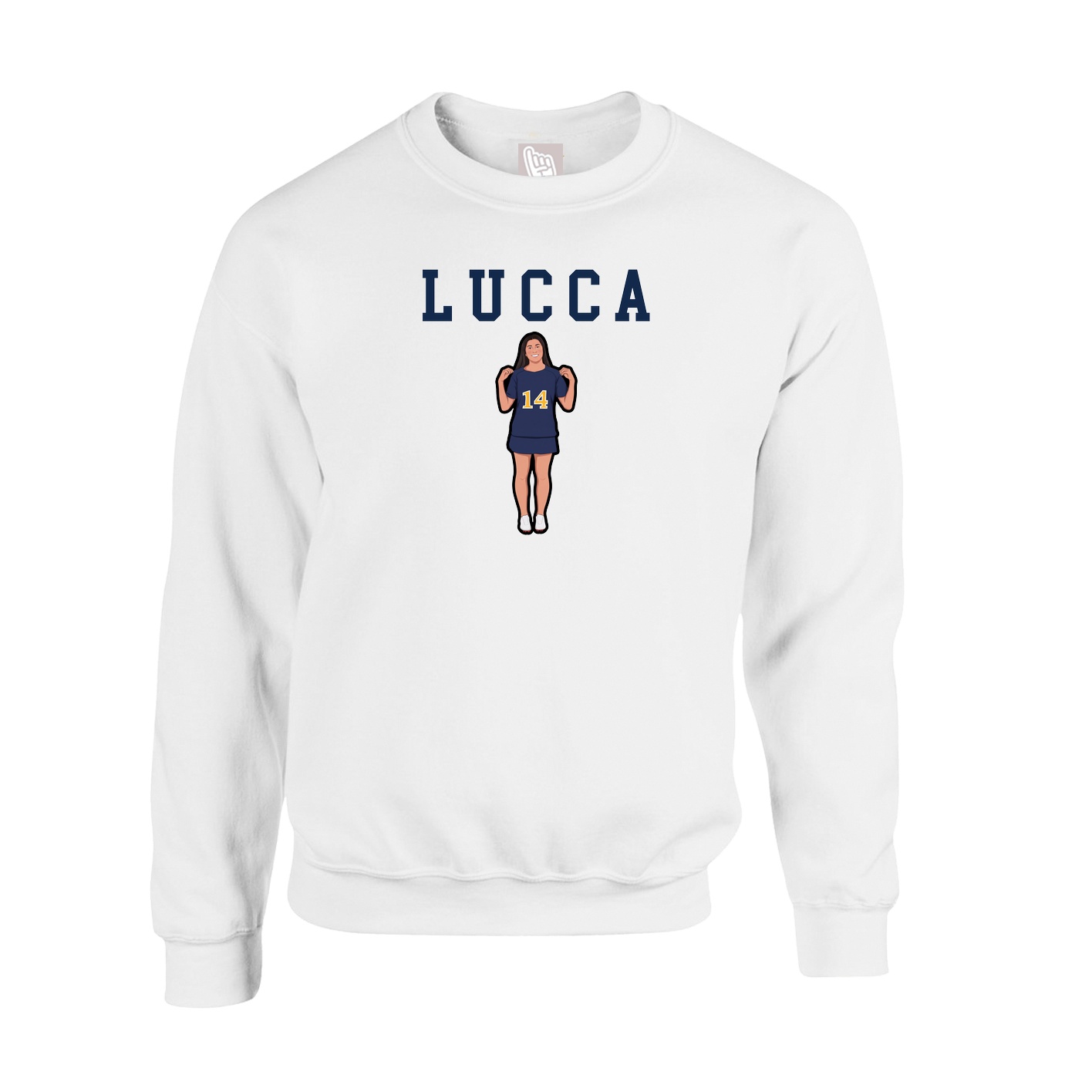 Fleece Crew — Shirsey in White