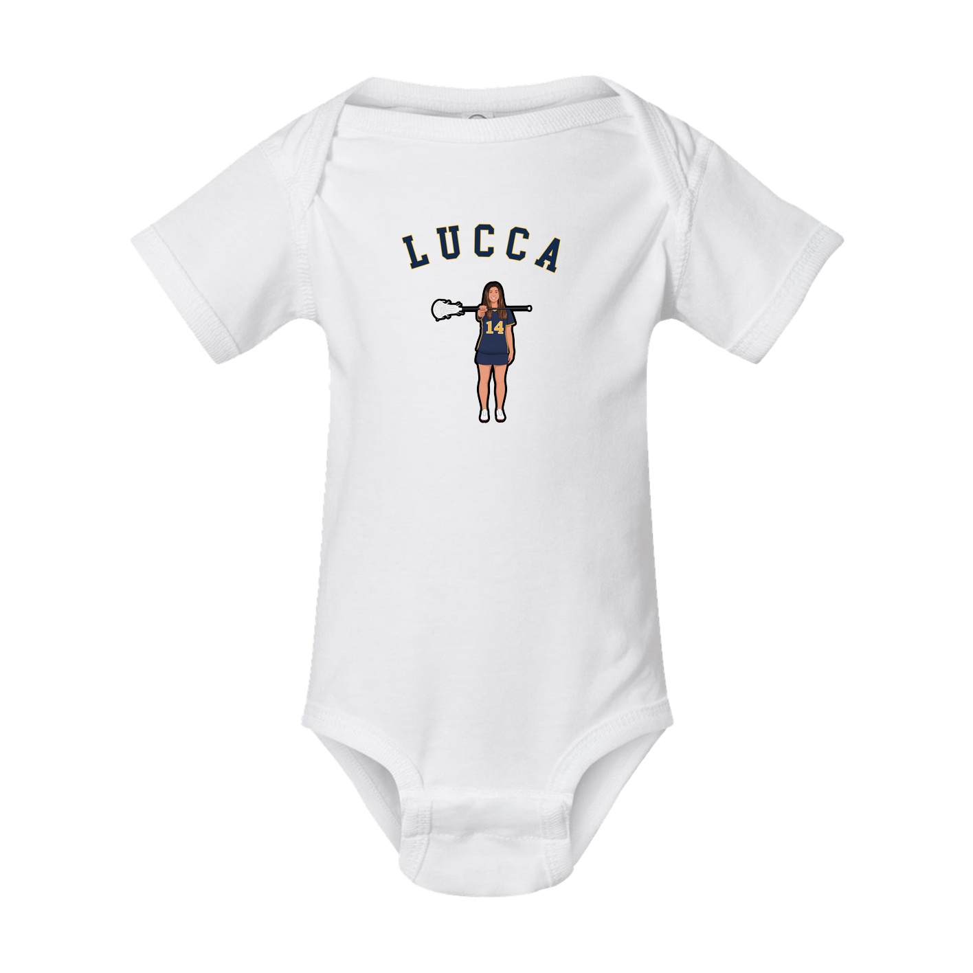 Baby Onesie — Shirsey Arch in White