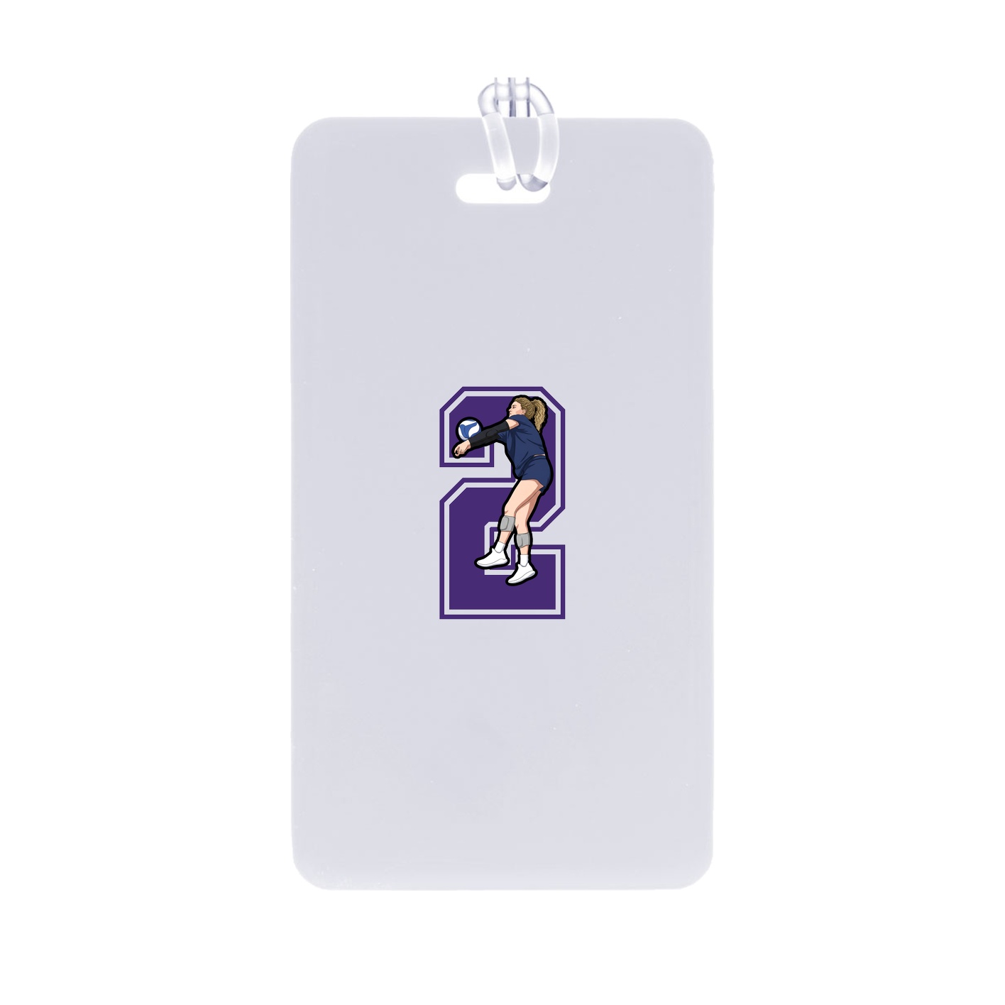 Bag Tag — Number in Classic