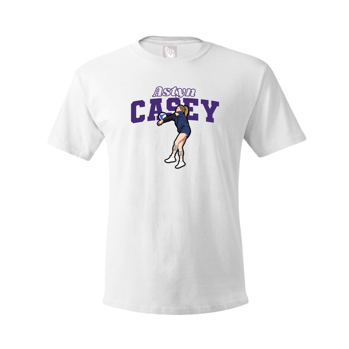 Tee — Name Arch in White