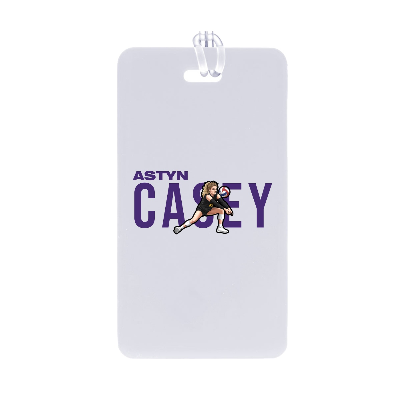 Bag Tag — Player Name in Classic