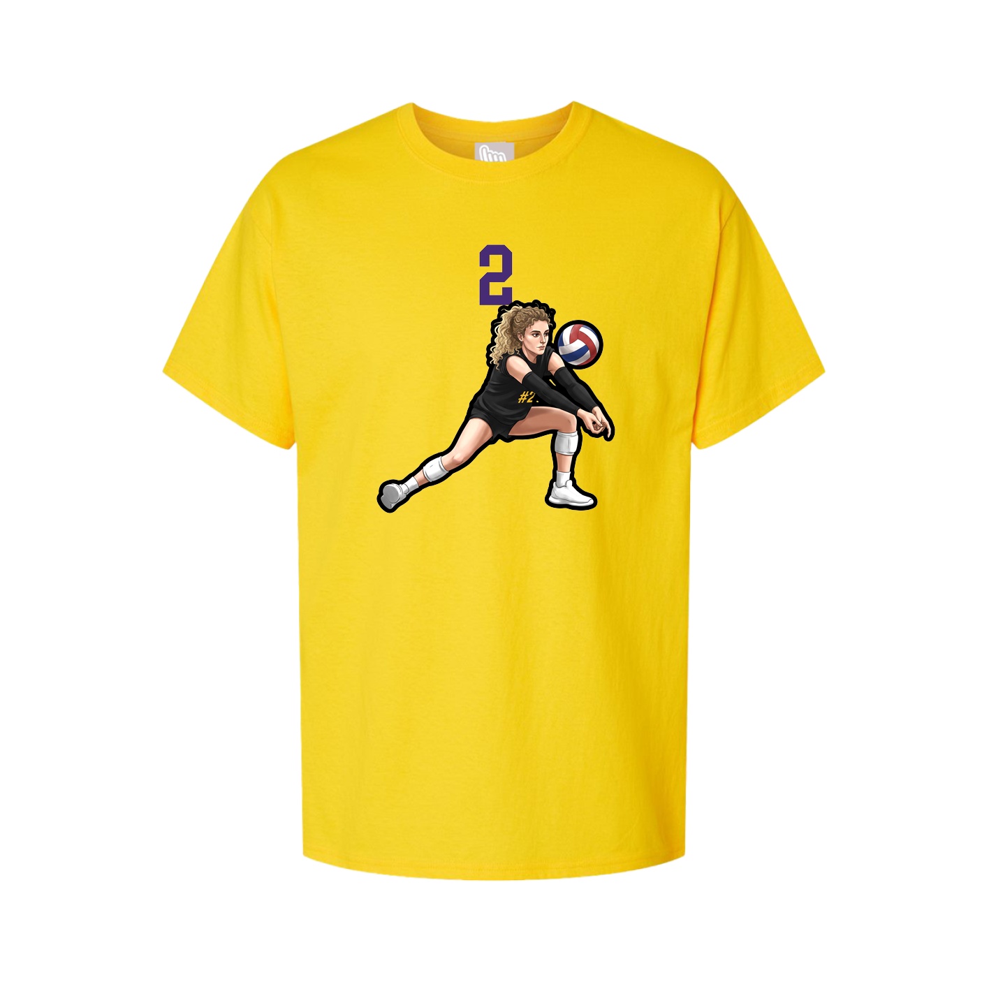 Tee — Number Top in Gold