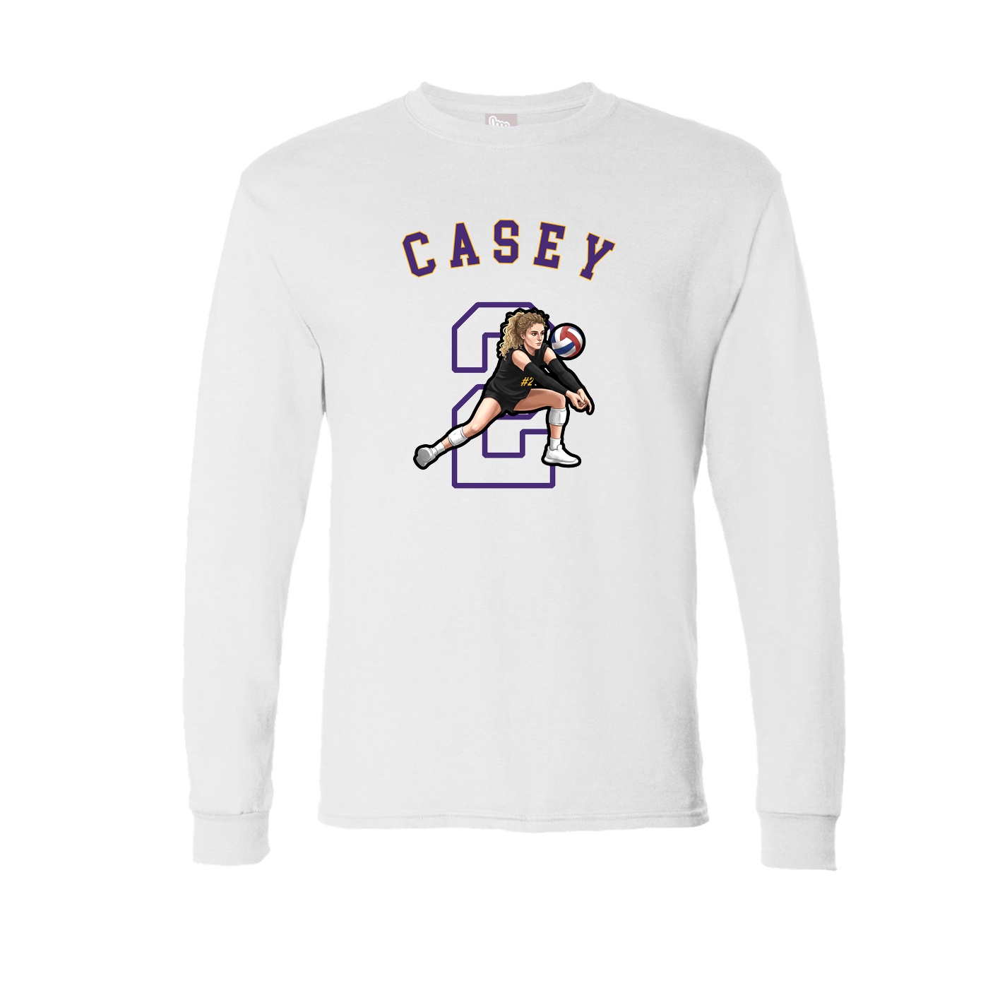 Long Sleeve Tee — Shirsey Arch in White