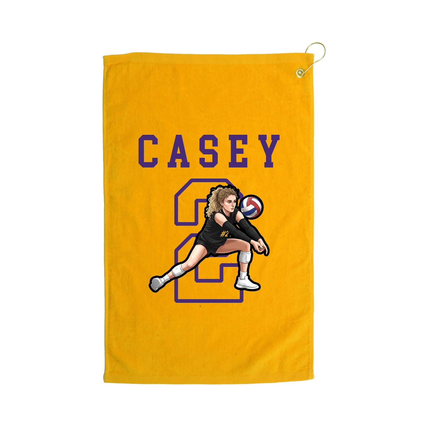 Golf Towel — Shirsey in Gold