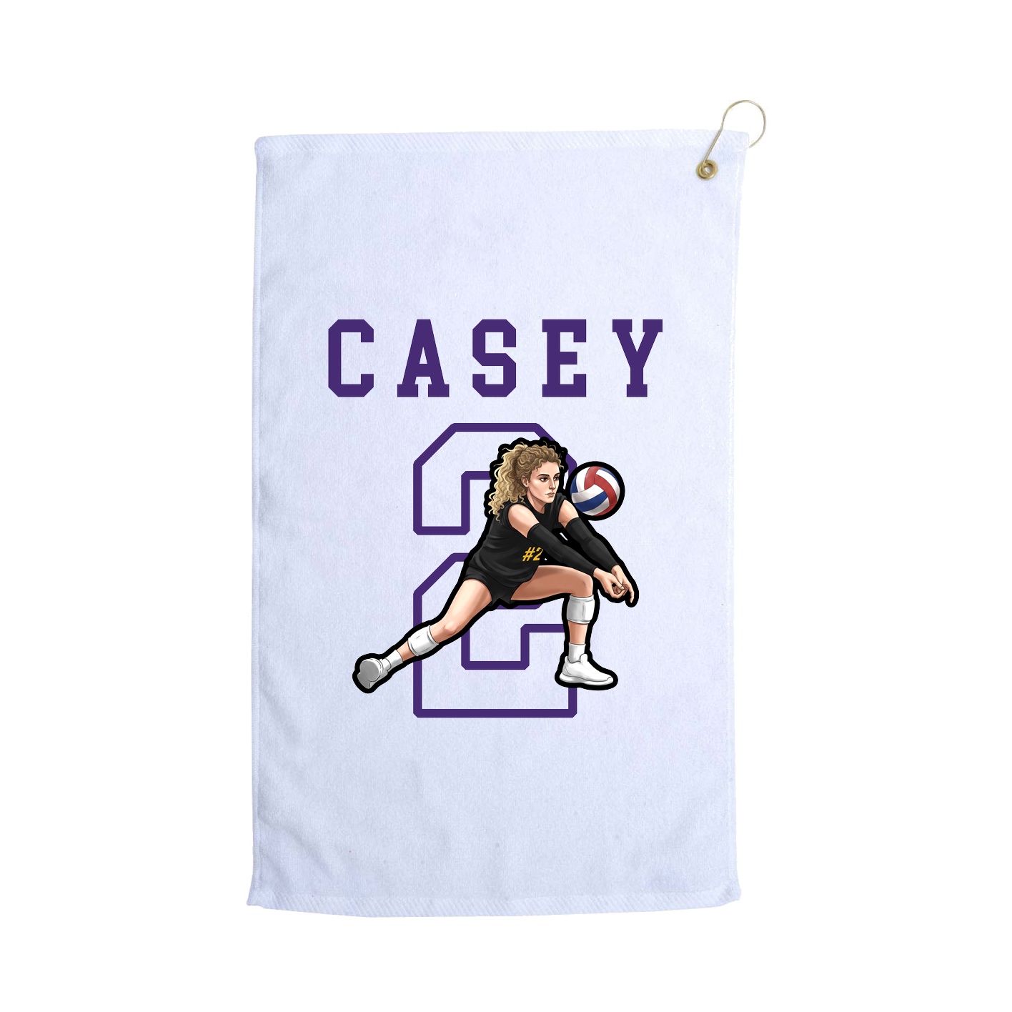 Golf Towel — Shirsey in White