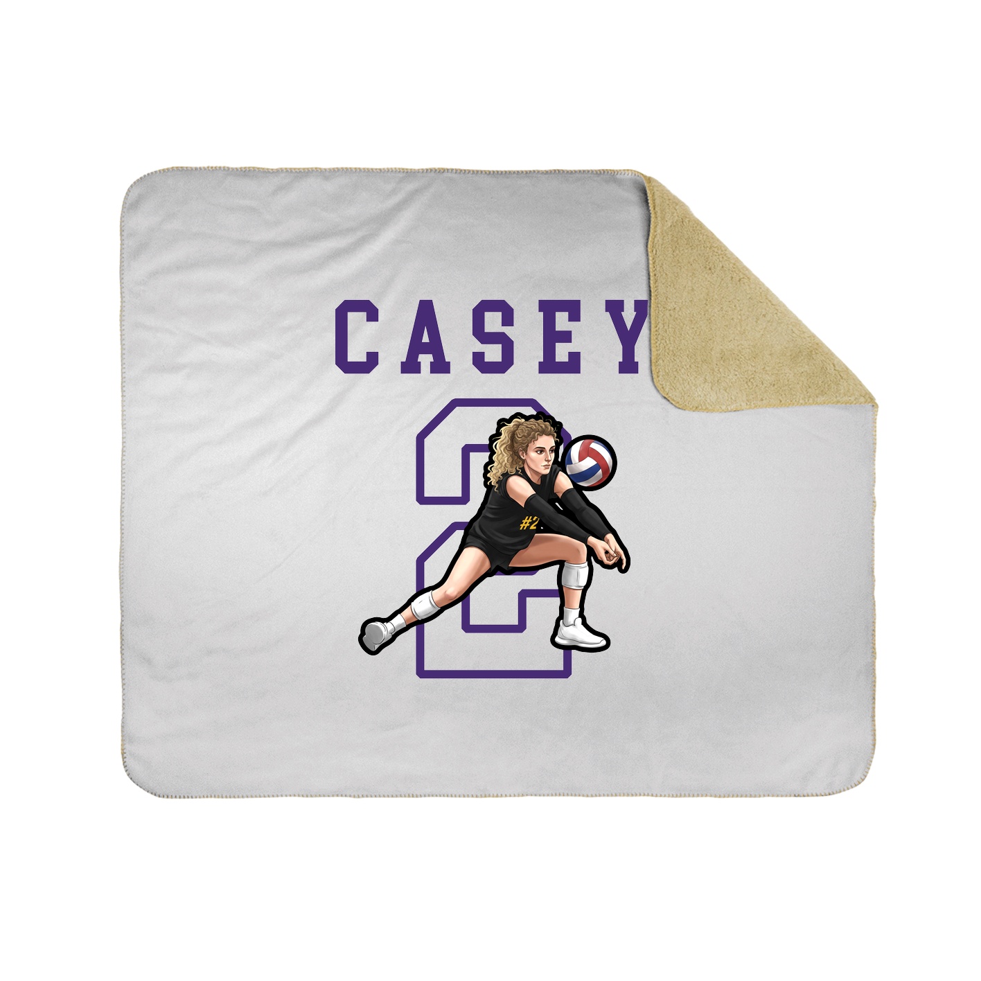 Throw Blanket — Shirsey in White
