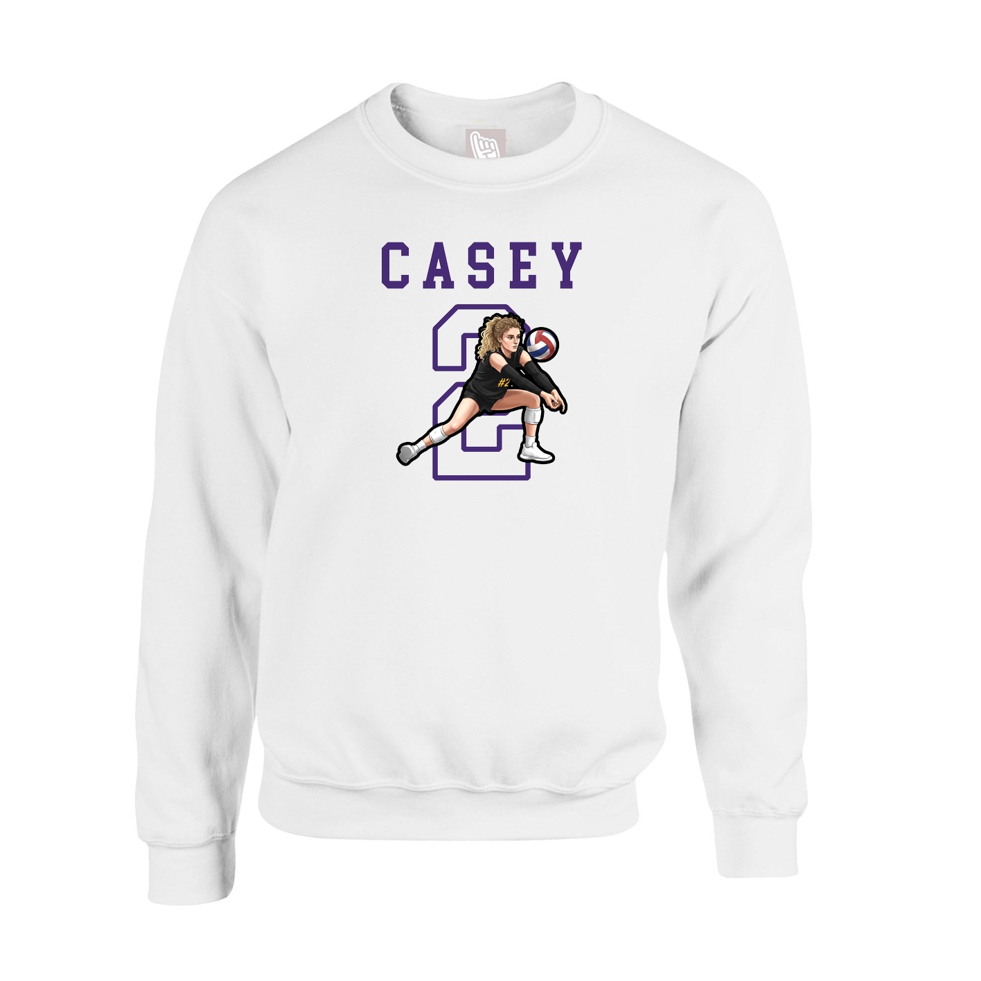 Fleece Crew — Shirsey in White