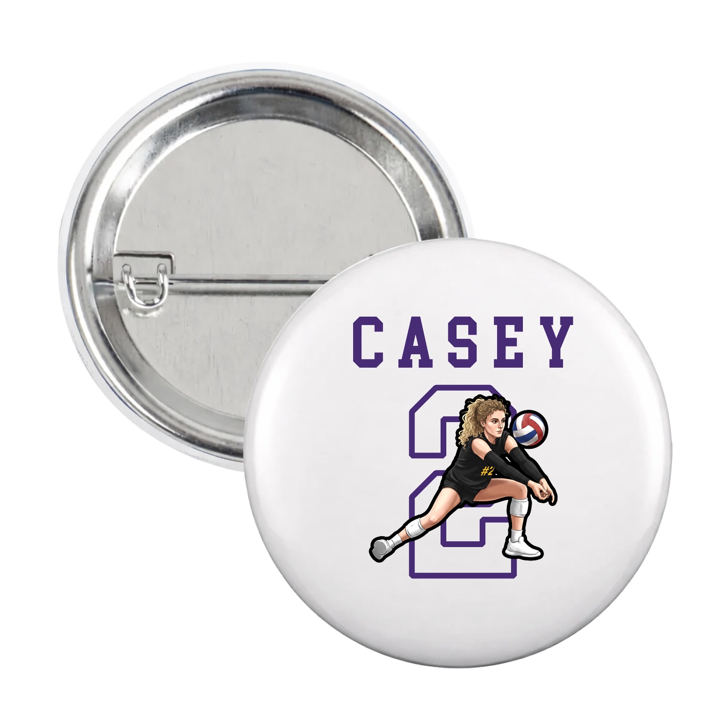 Game Day Button — Shirsey in White