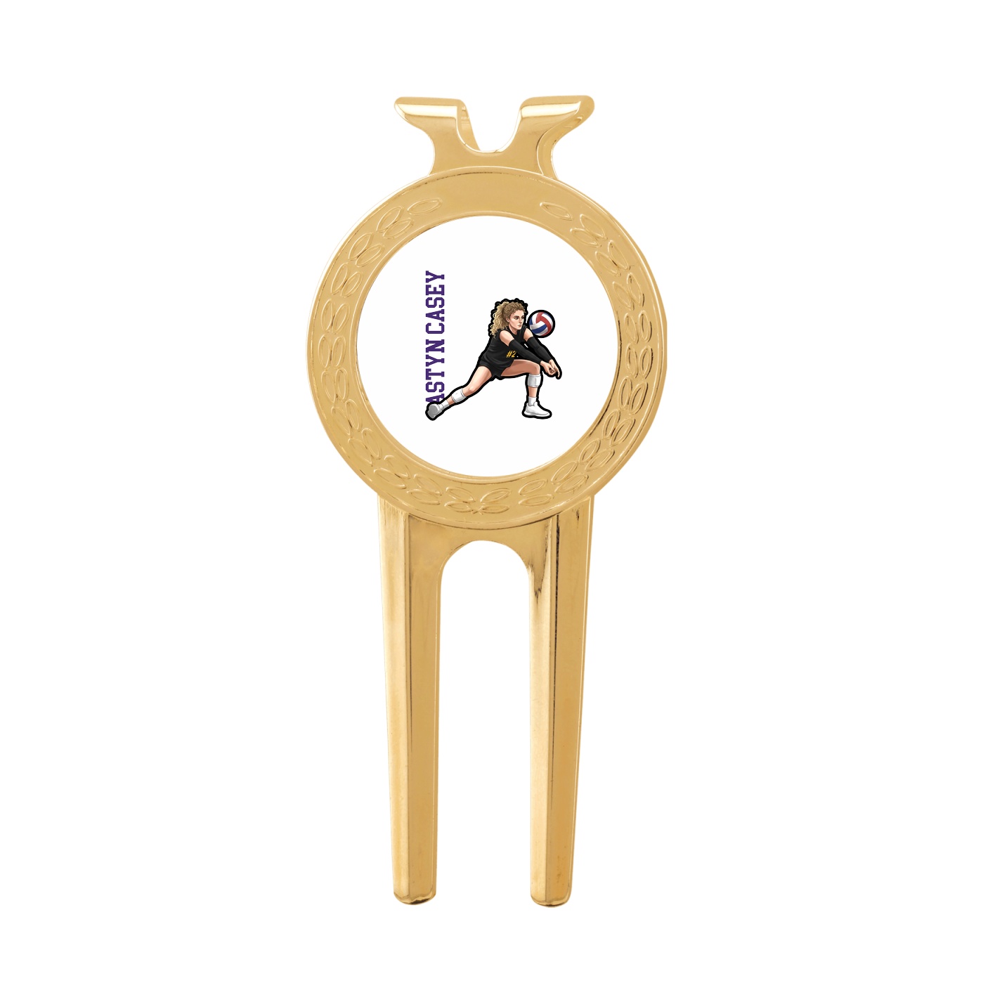 Divot Tool with Ball Marker — Name Vertical in Classic