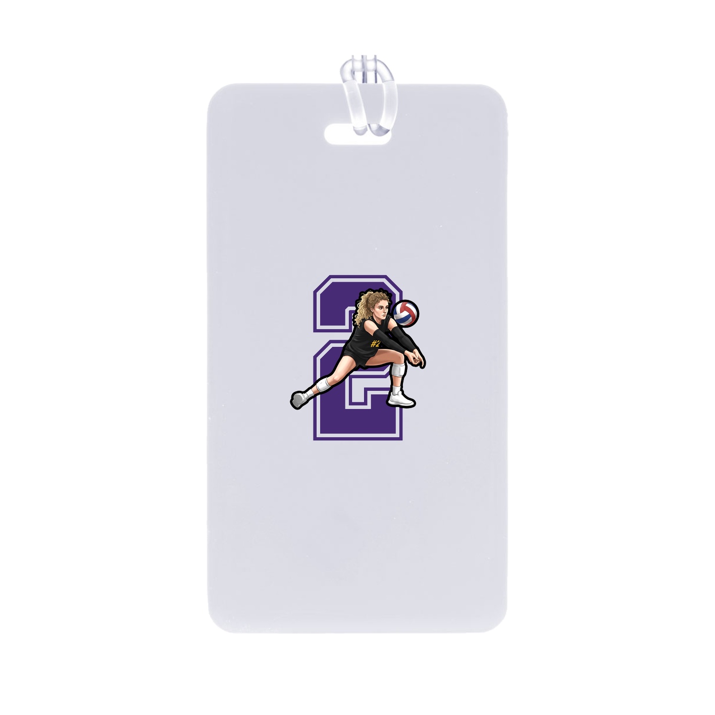 Bag Tag — Number in Classic