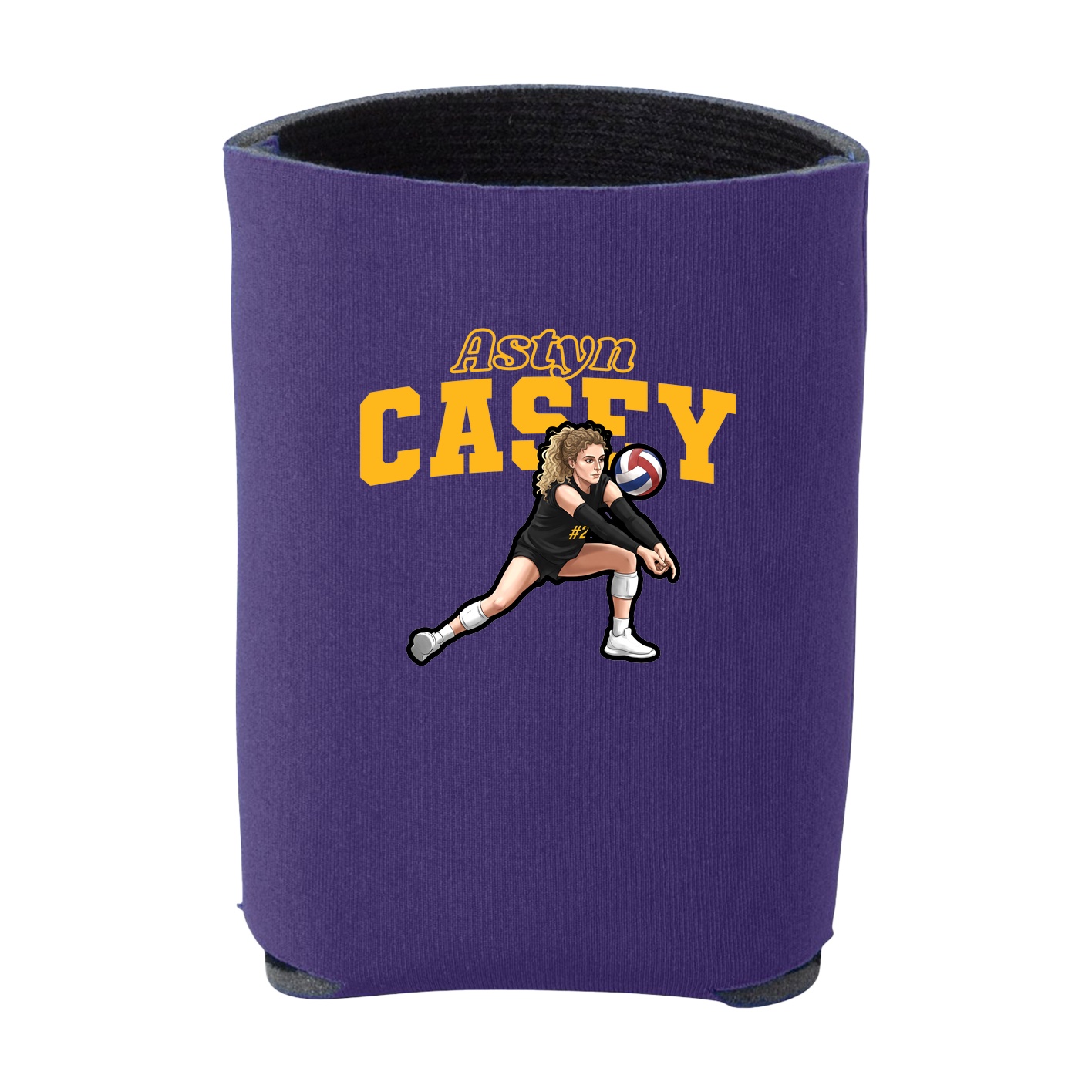 Can Holder — Name Arch in Purple