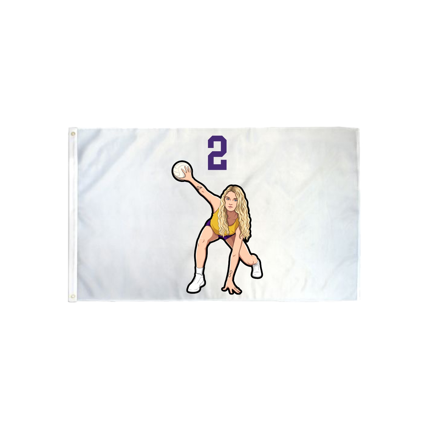 3x5 Flag — Number Top in Classic