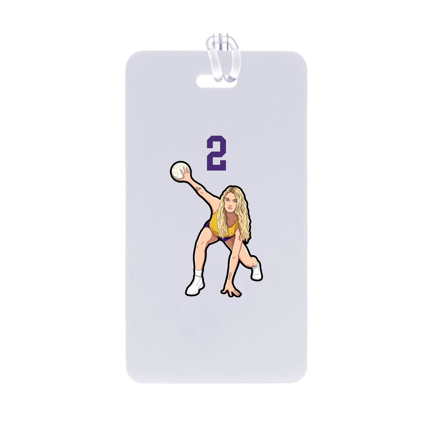 Bag Tag — Number Top in Classic