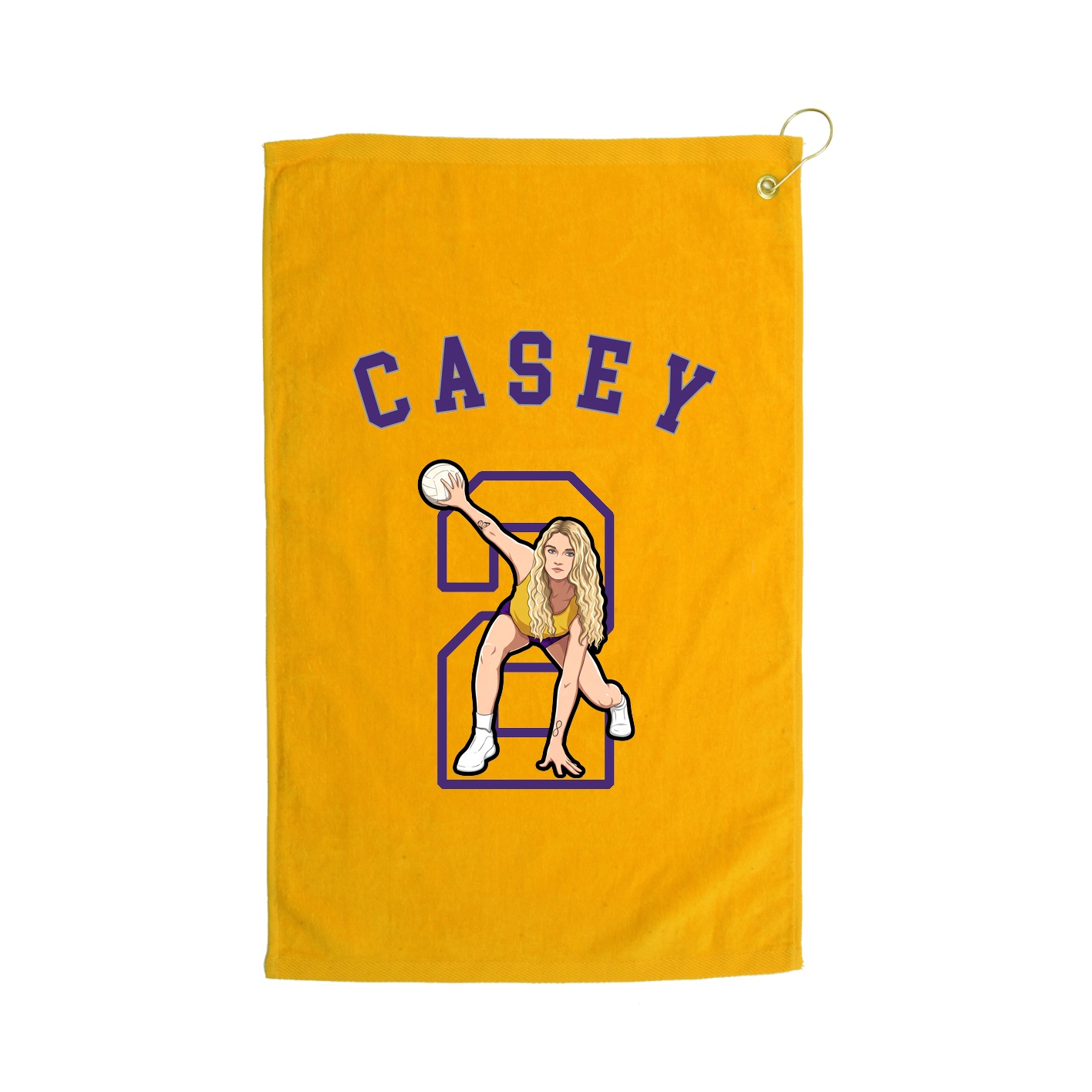 Golf Towel — Shirsey Arch in Gold