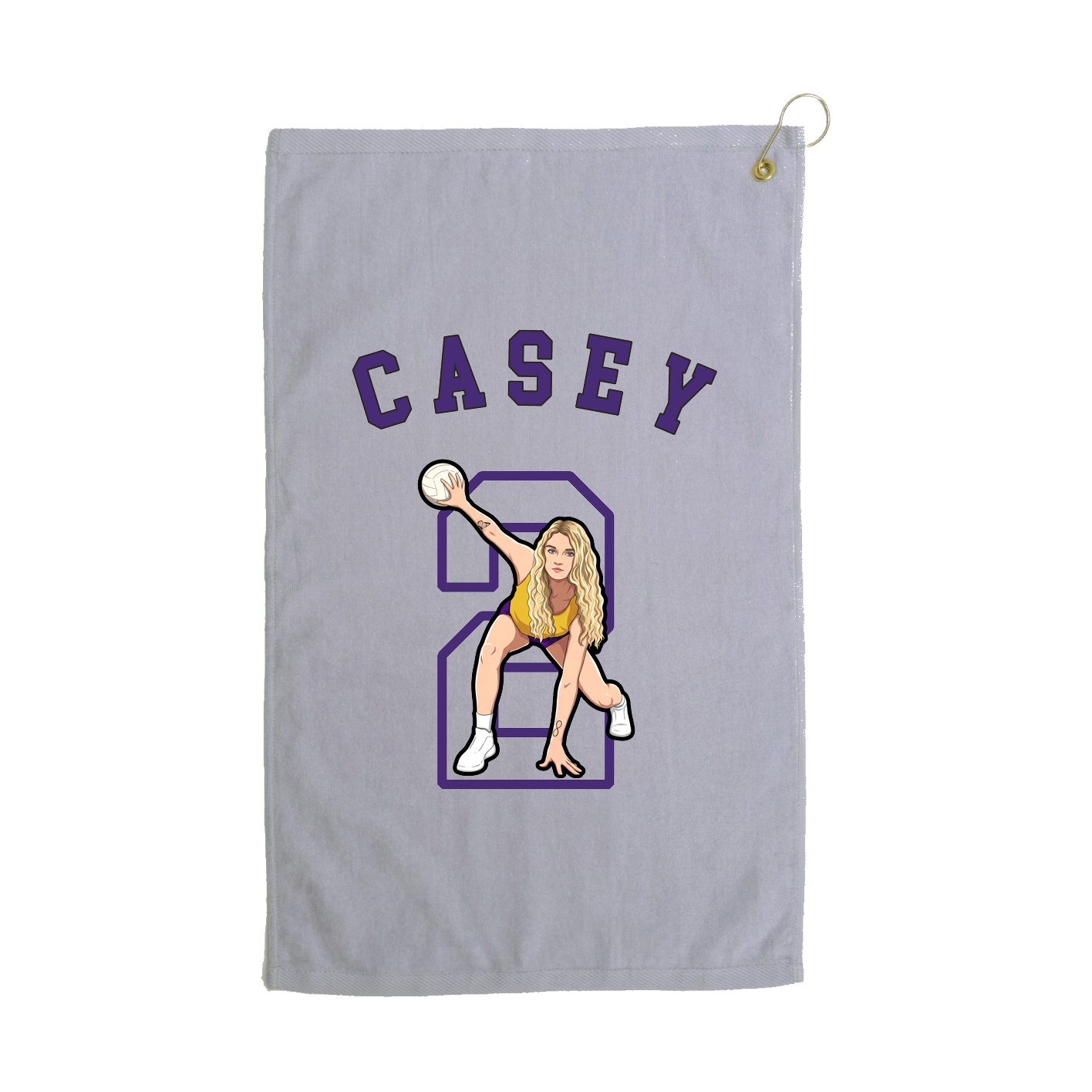 Golf Towel — Shirsey Arch in Grey