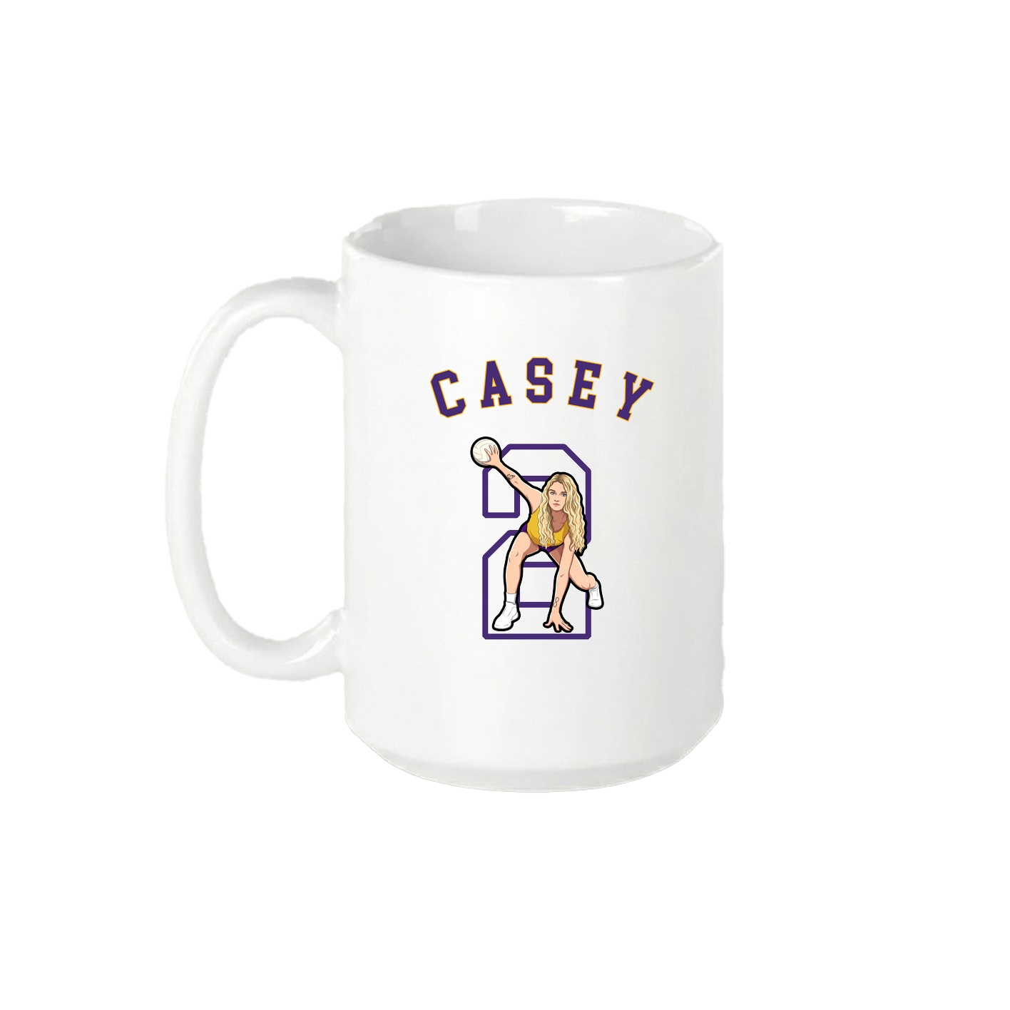 15oz Coffee Mug — Shirsey Arch in White