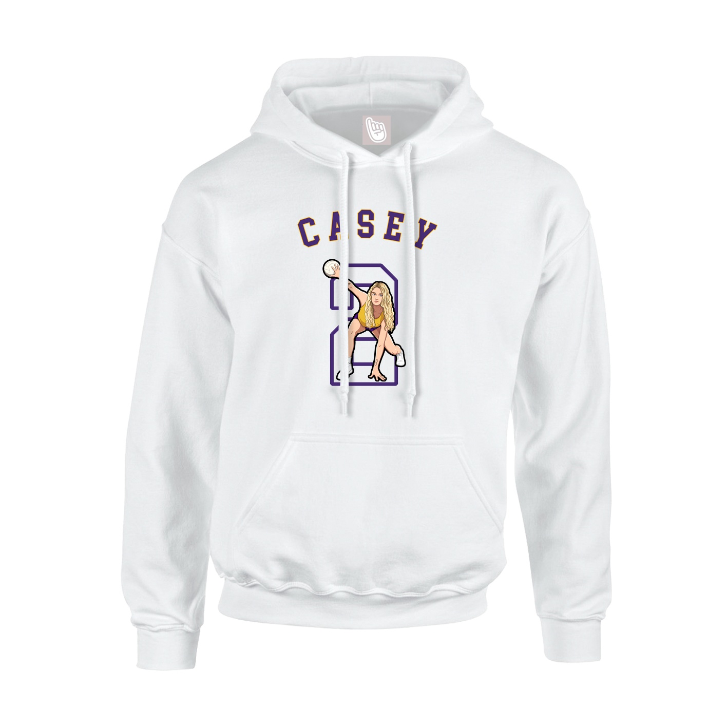 Hoodie — Shirsey Arch in White