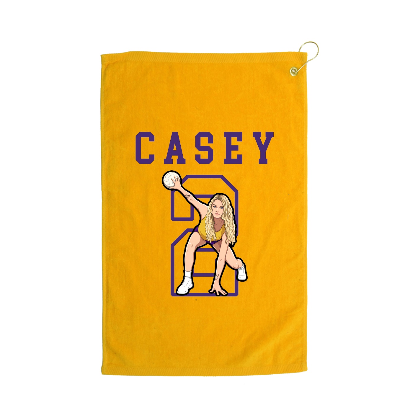 Golf Towel — Shirsey in Gold