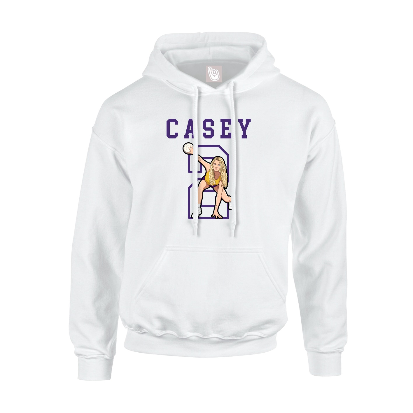 Youth Hoodie — Shirsey in White