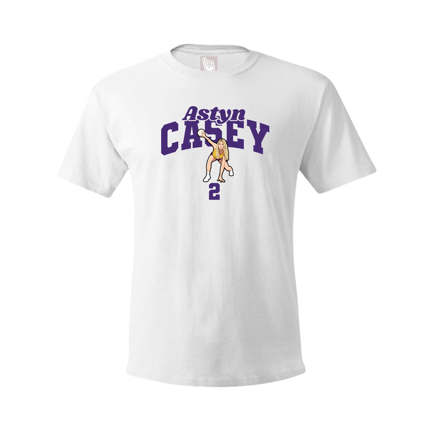 Youth Tee — Signature Arch in White