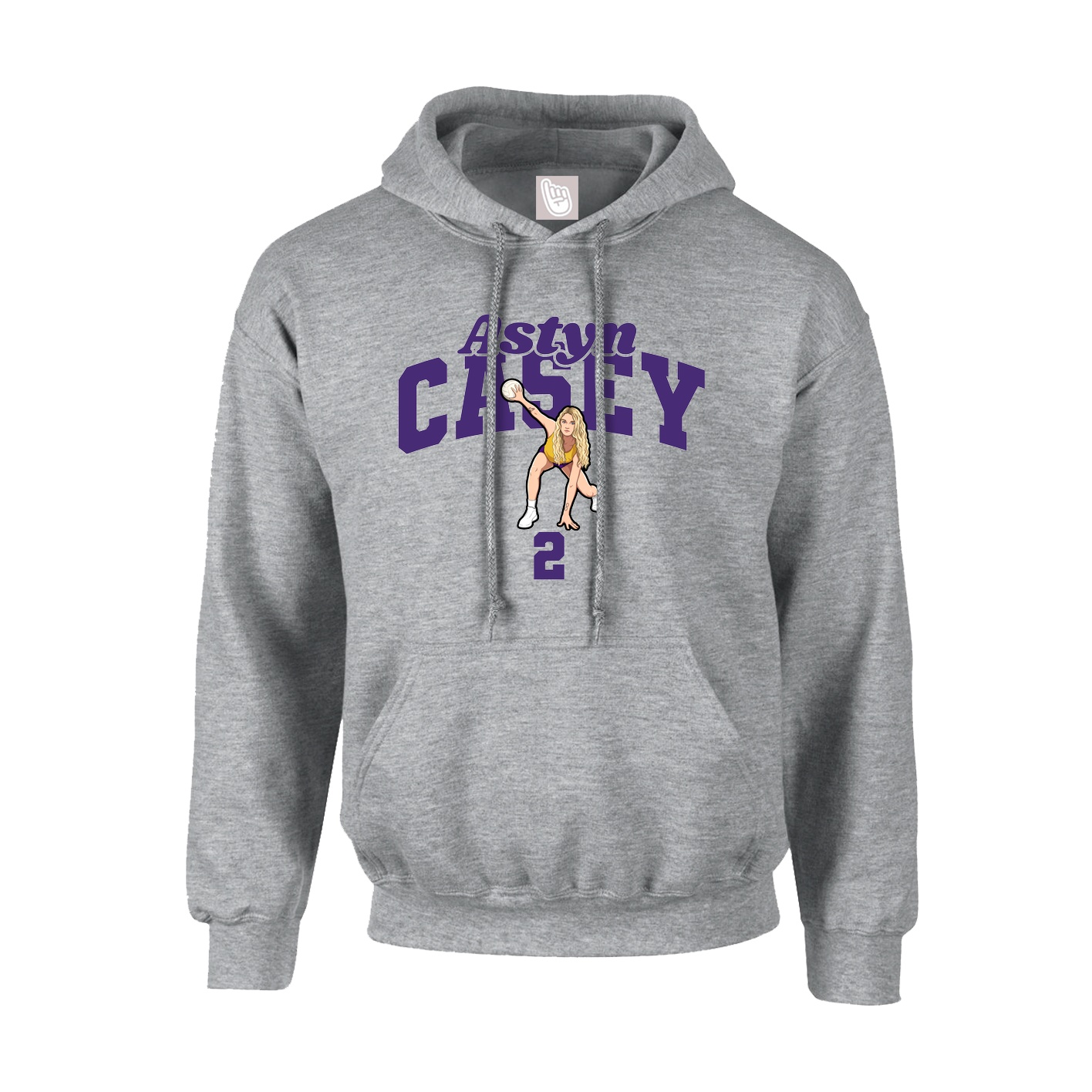 Hoodie — Signature Arch in Grey