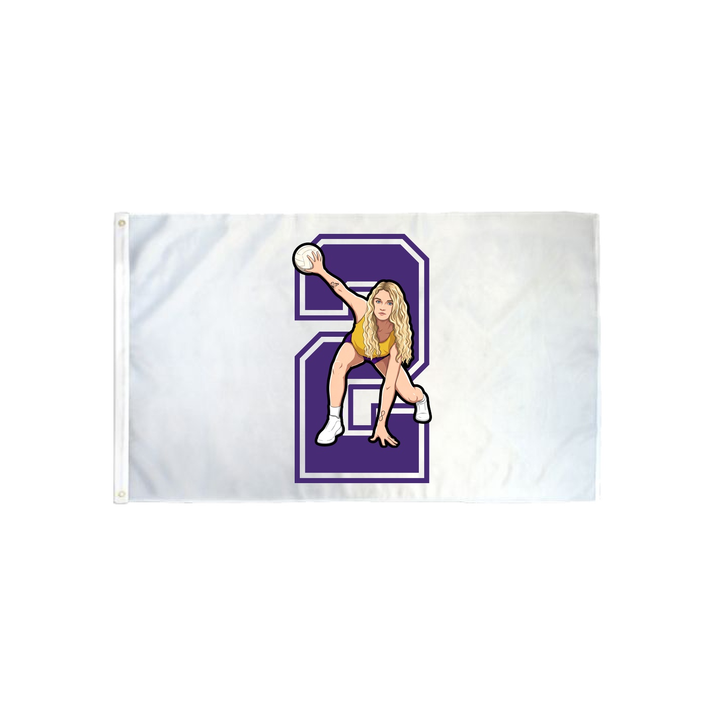 3x5 Flag — Number in Classic