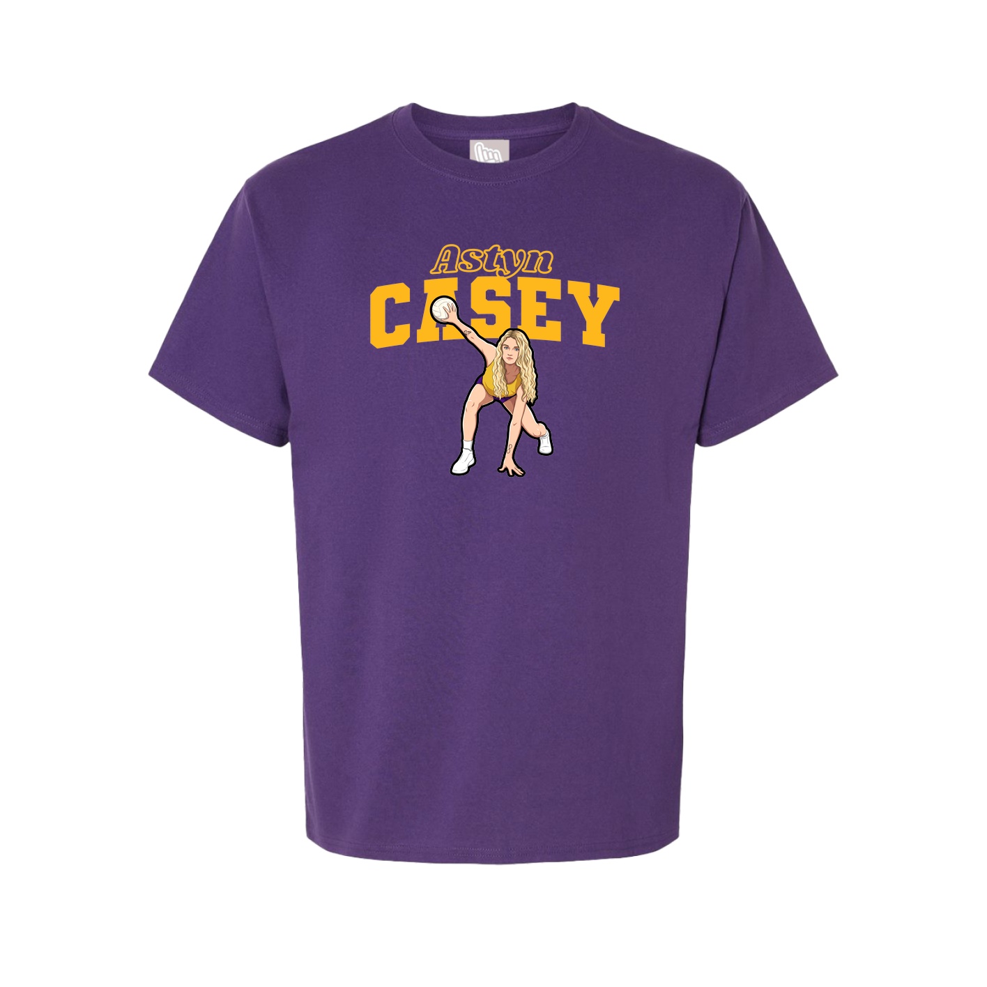 Tee — Name Arch in Purple