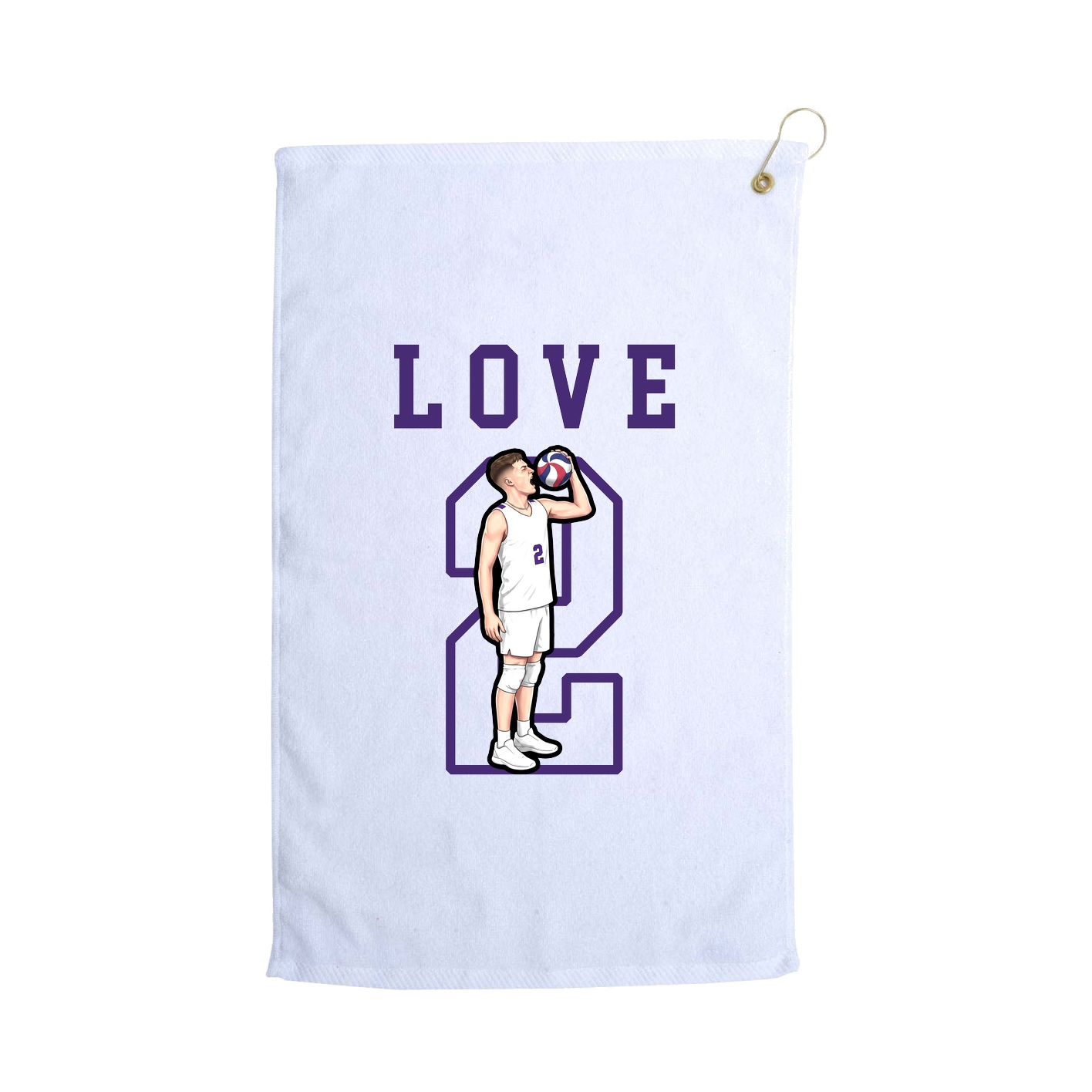 Golf Towel — Shirsey in White