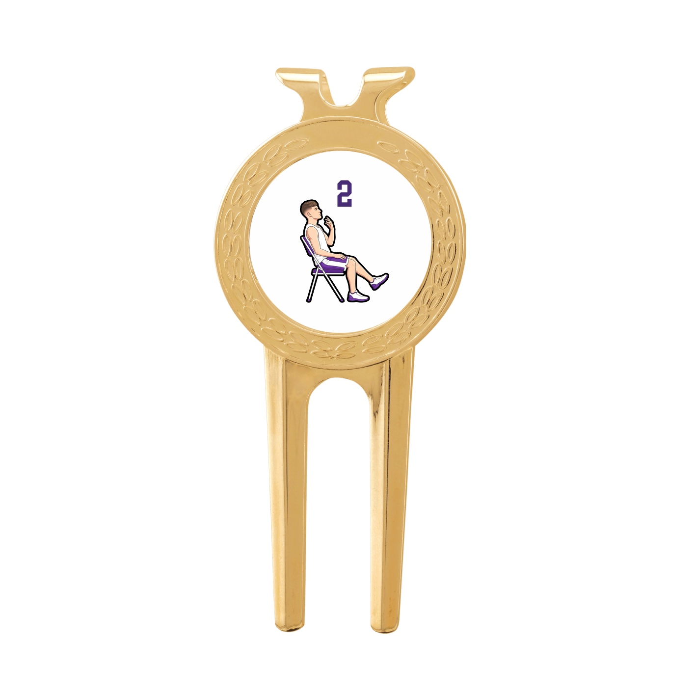 Divot Tool with Ball Marker — Number Top in Classic