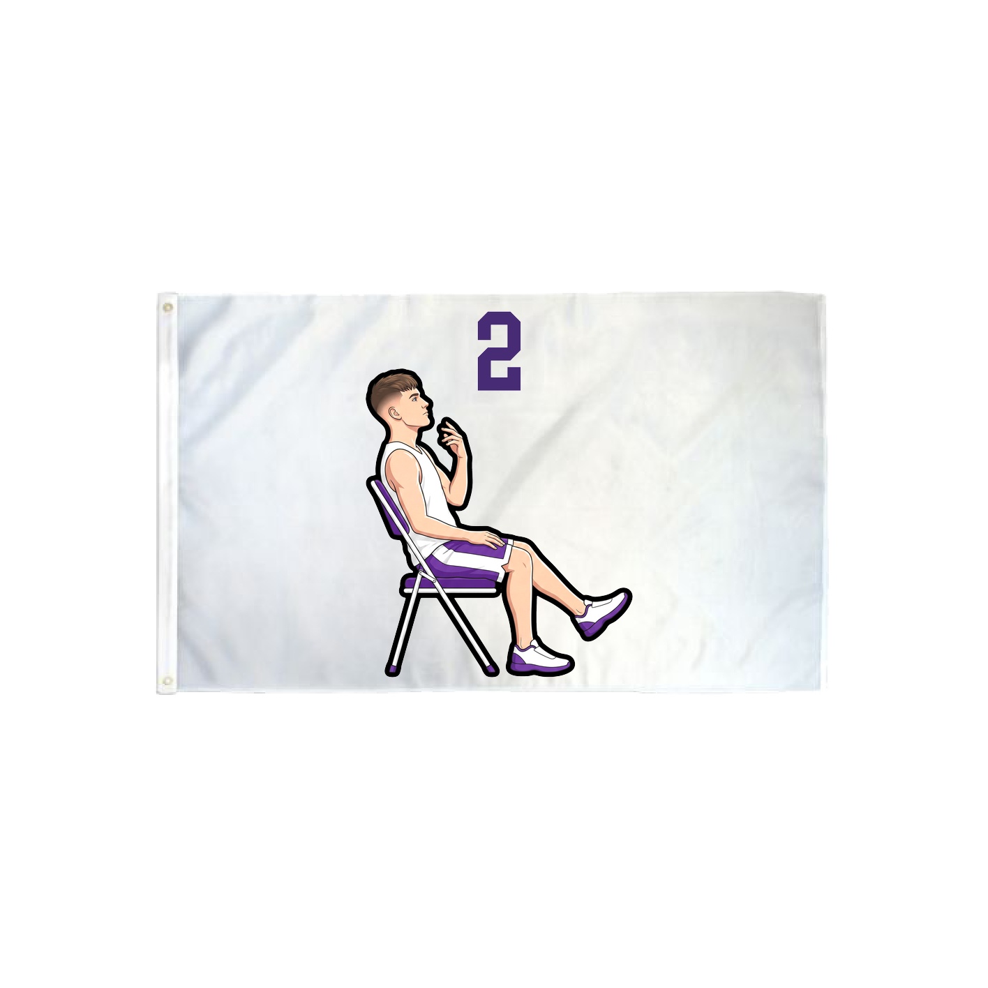 3x5 Flag — Number Top in Classic