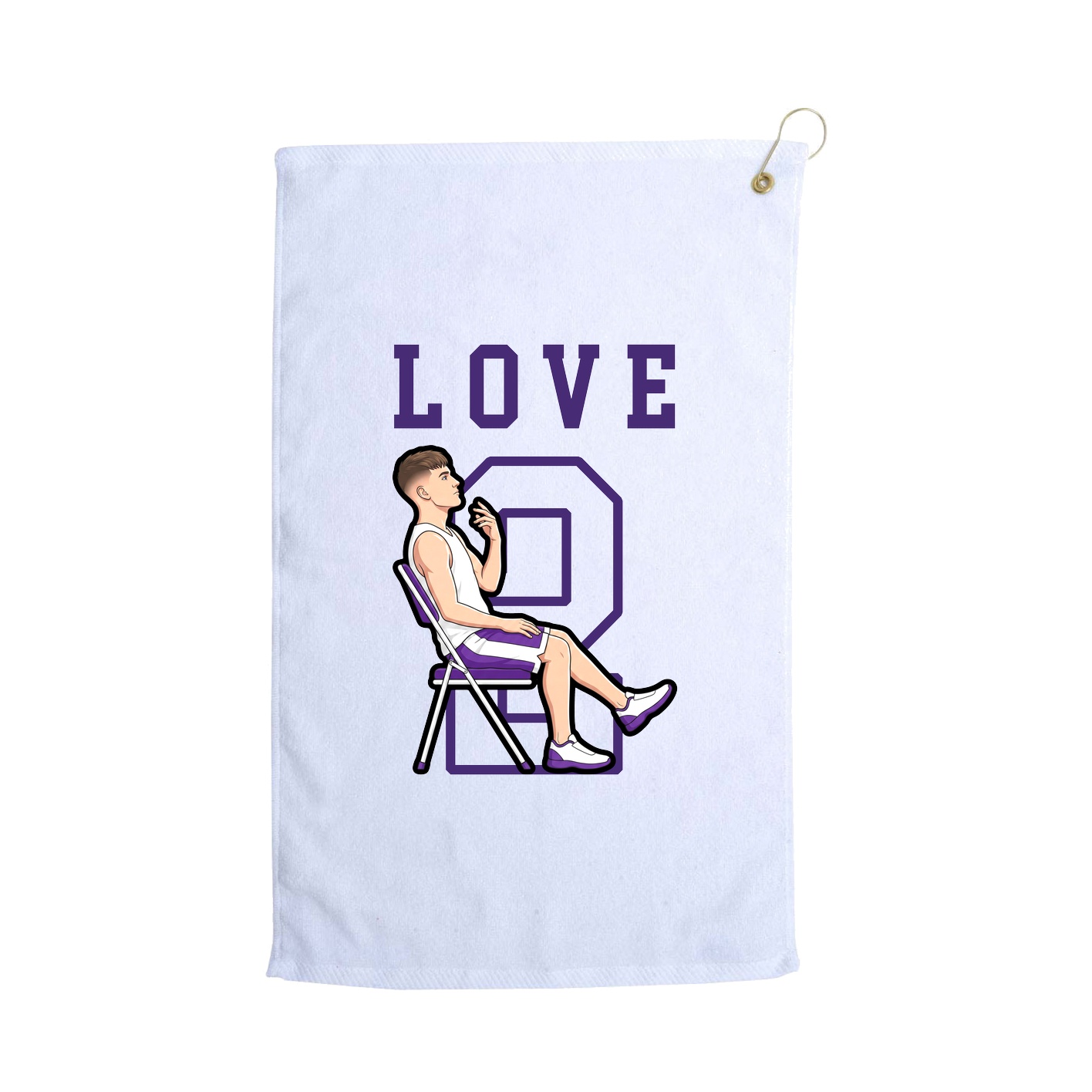 Golf Towel — Shirsey in White