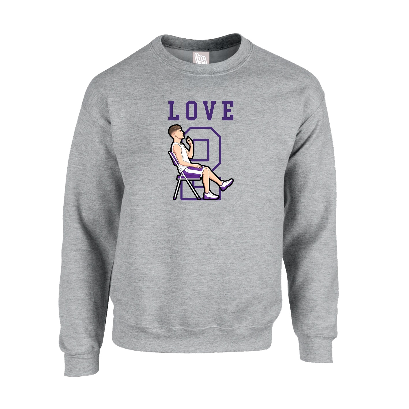 Fleece Crew — Shirsey in Grey