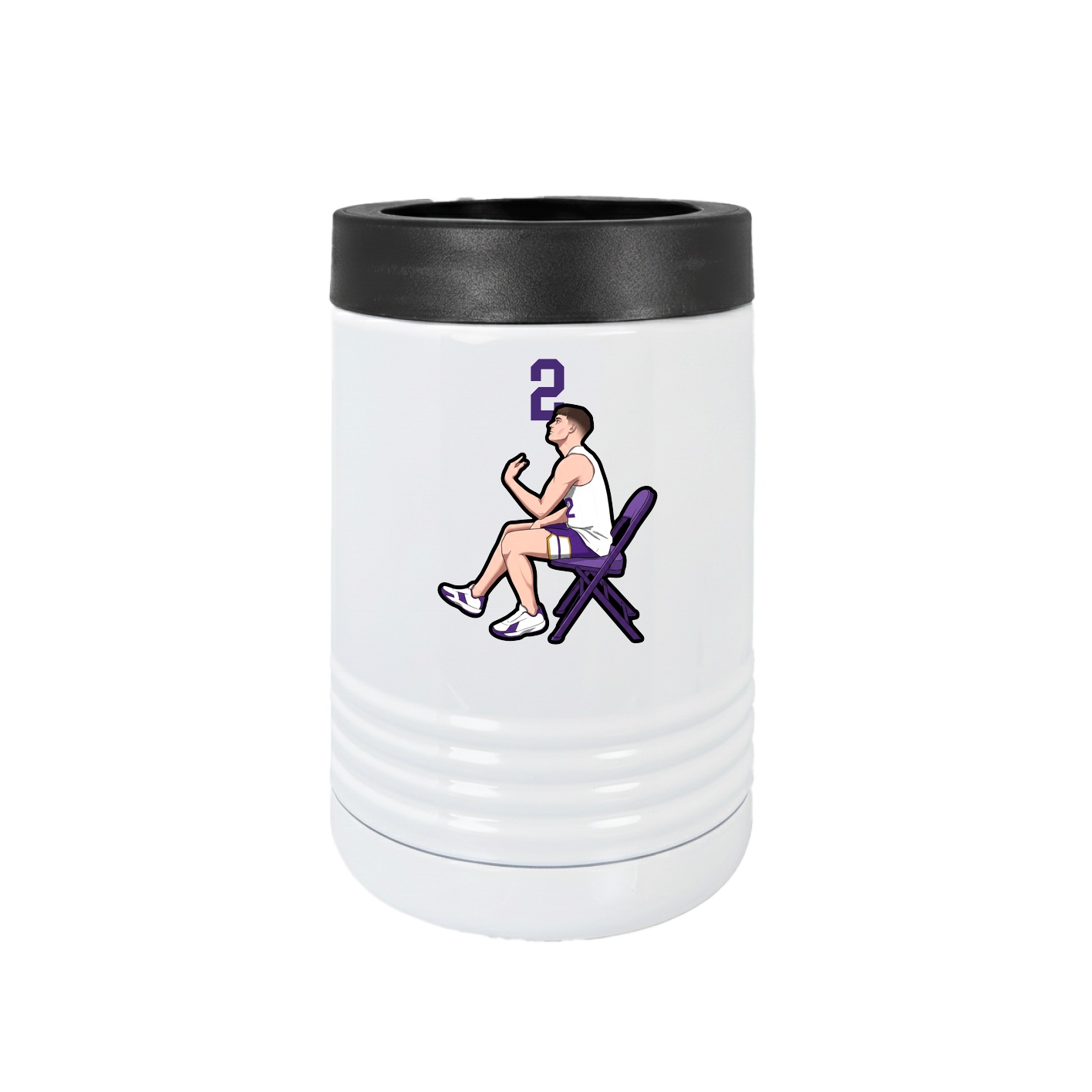 Beverage Holder — Number Top in White