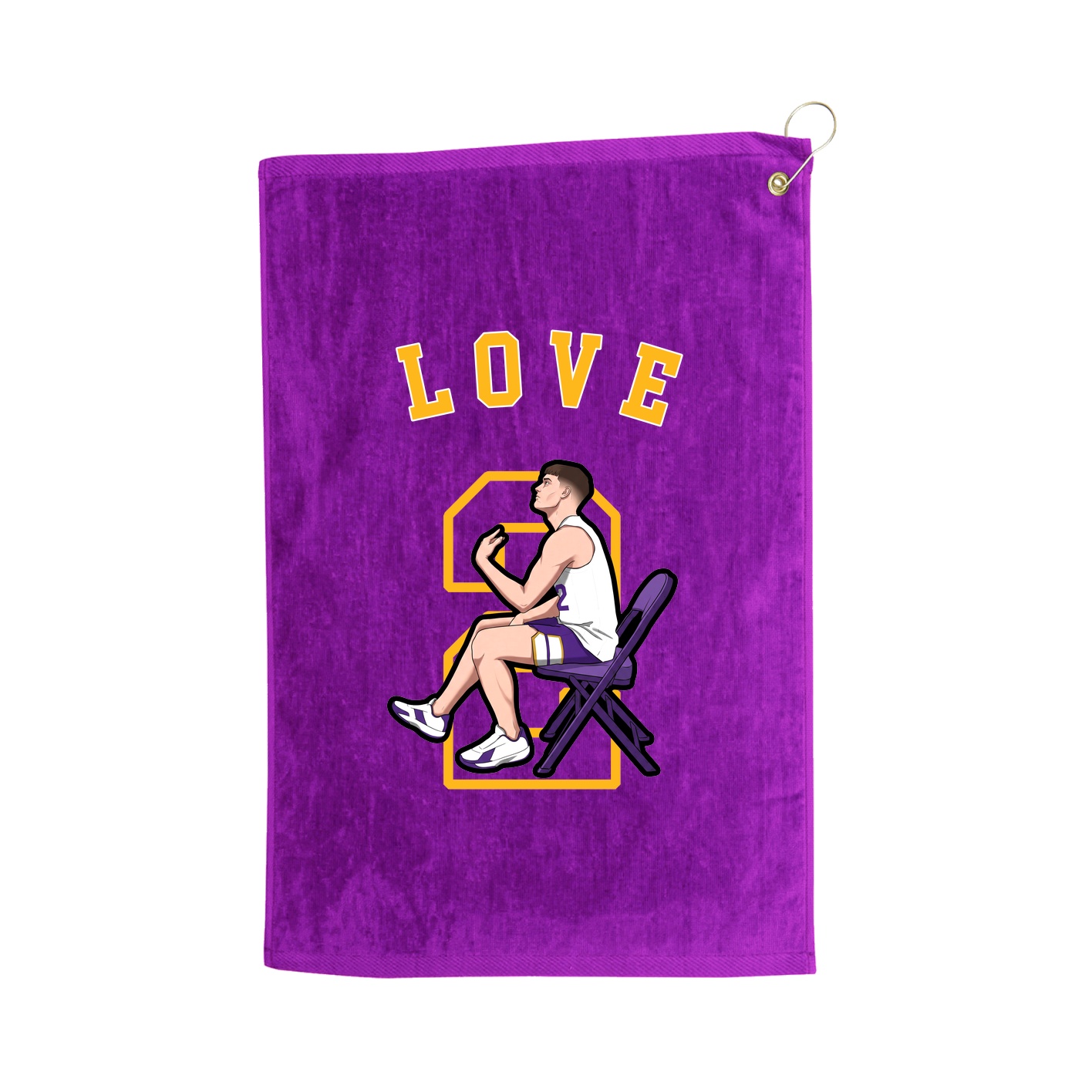 Golf Towel — Shirsey Arch in Purple