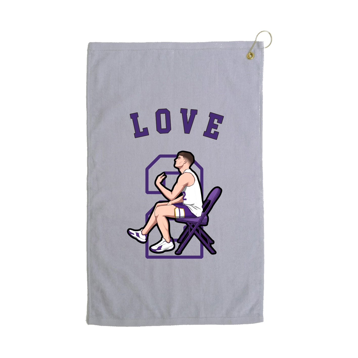 Golf Towel — Shirsey Arch in Grey