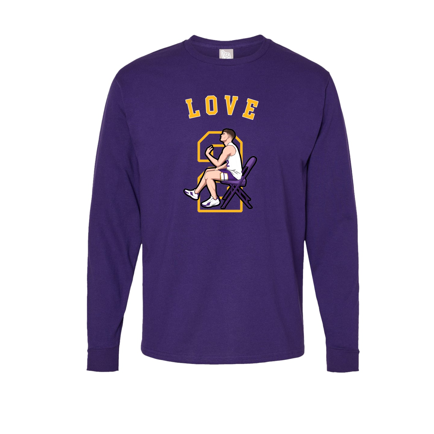 Long Sleeve Tee — Shirsey Arch in Purple