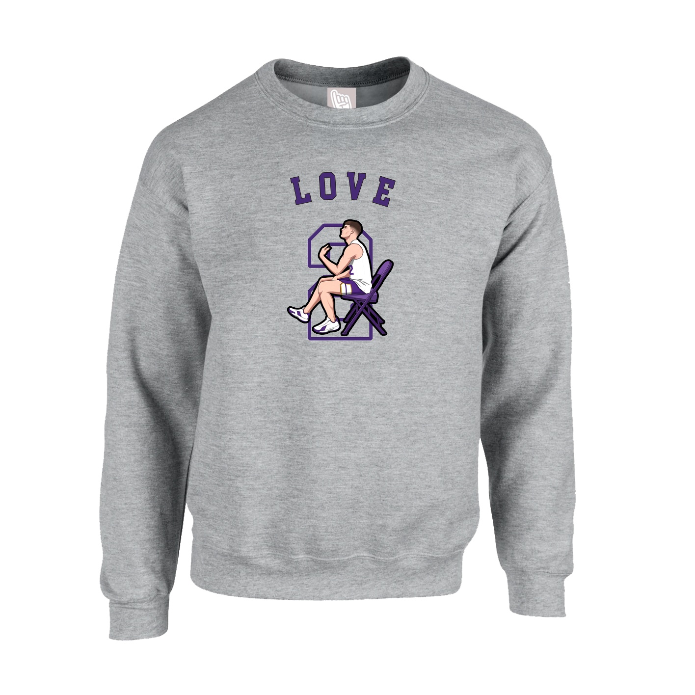 Fleece Crew — Shirsey Arch in Grey