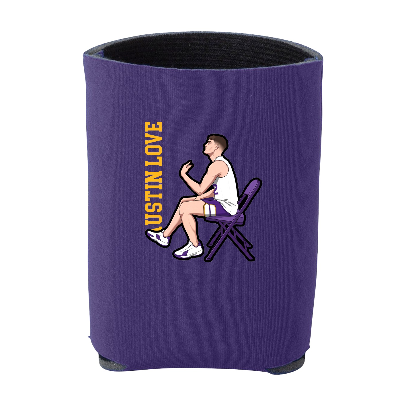 Can Holder — Name Vertical in Purple