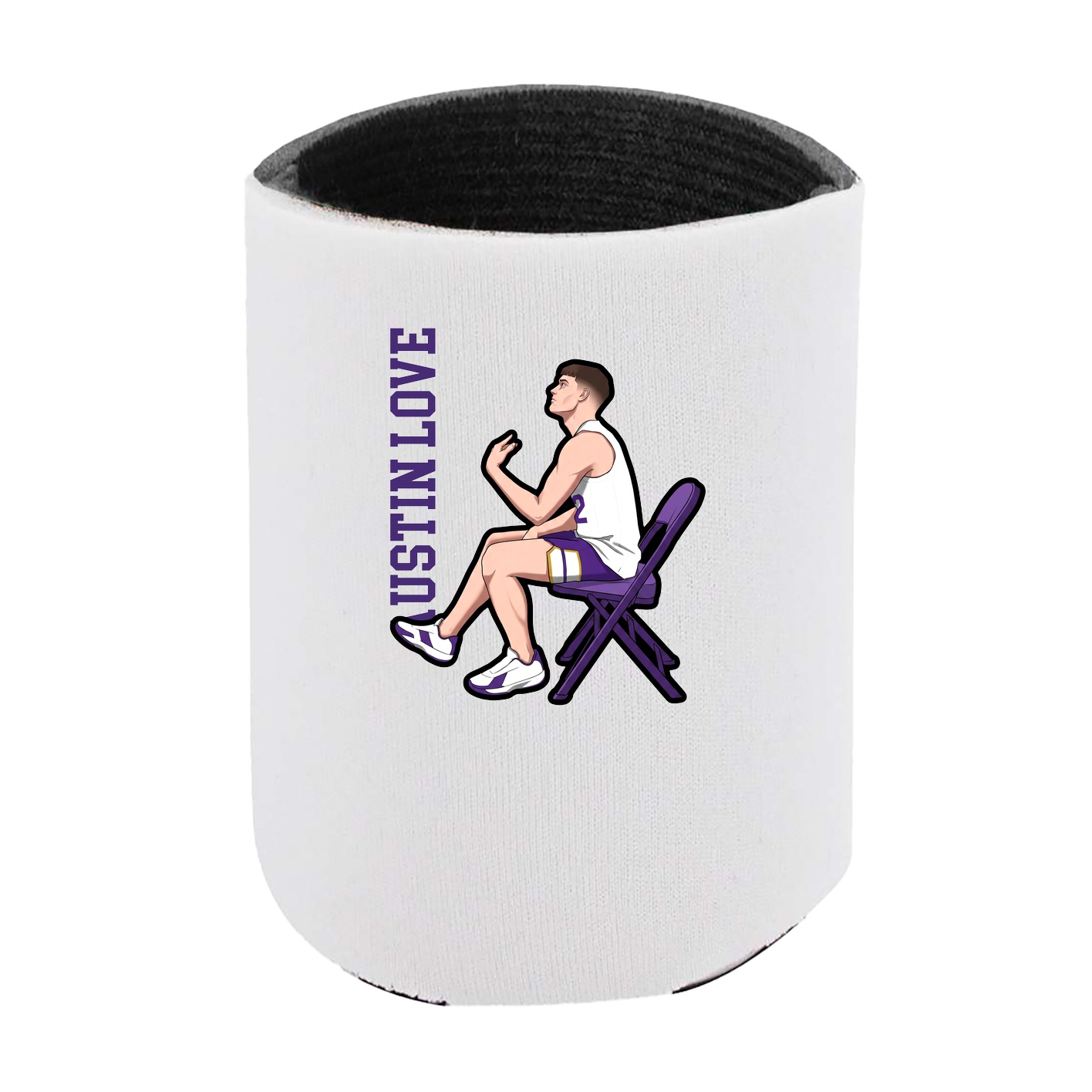 Can Holder — Name Vertical in White