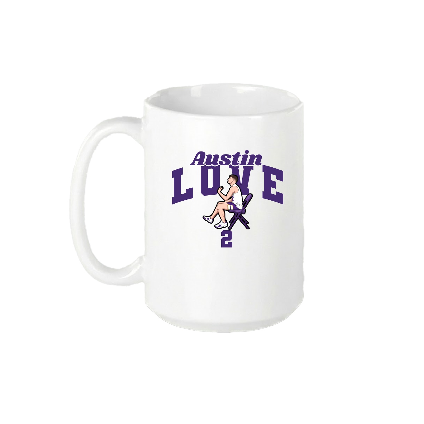 15oz Coffee Mug — Signature Arch in White