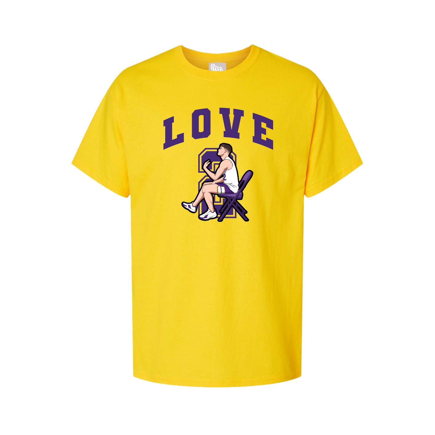 Youth Tee — Number in Gold